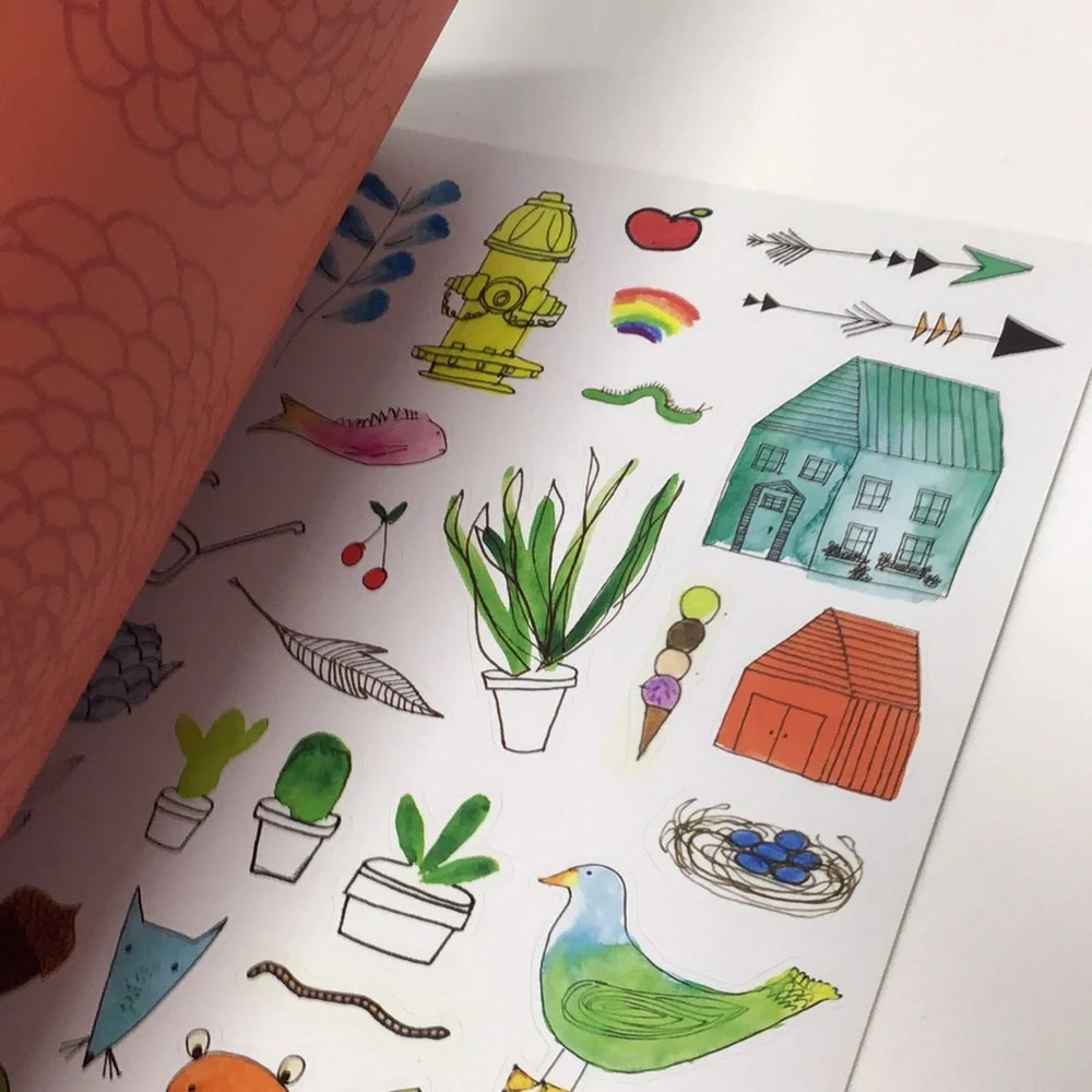Journal Sparks Creativity Book - inspiration plus stickers & collage papers FUN! - Picture 10 of 16